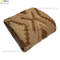 شال مبل بافت سوپر (تراکم بالا) طرح پانچو سایز 150×200 نسکافه ای