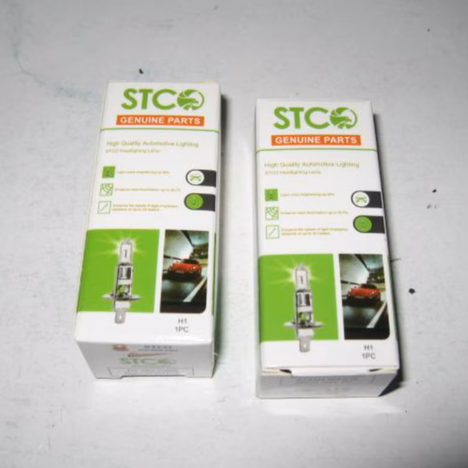 لامپ h1 (تک خار) سفید برند stco (یک جفت) کیفیت بالا 100 وات