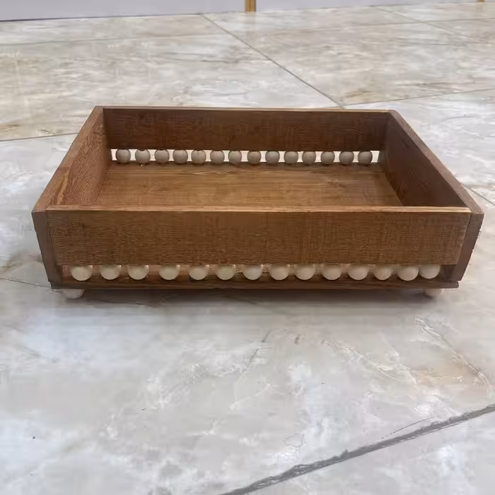 رایزر  سایز بزرگ مهره دار چوبی  