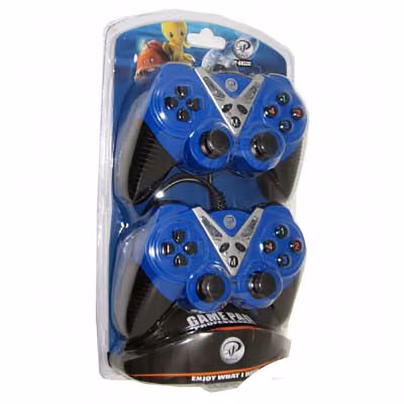 دسته بازی فانتزی  اکسل  X-204  بسته 2 عددی شوک دار آبی