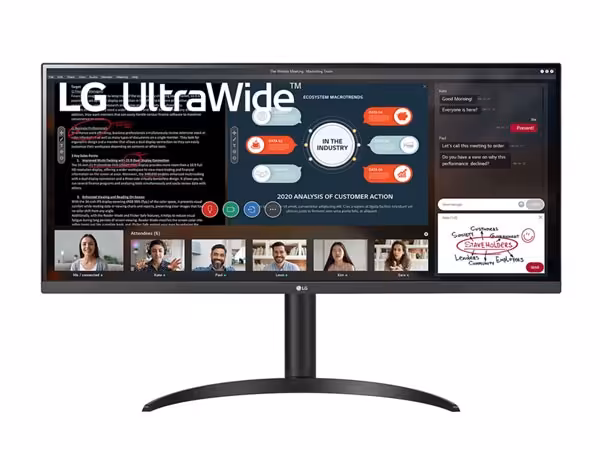 مانیتور مخصوص بازی ال جی مدل 34WP550-B سایز 34 اینچ