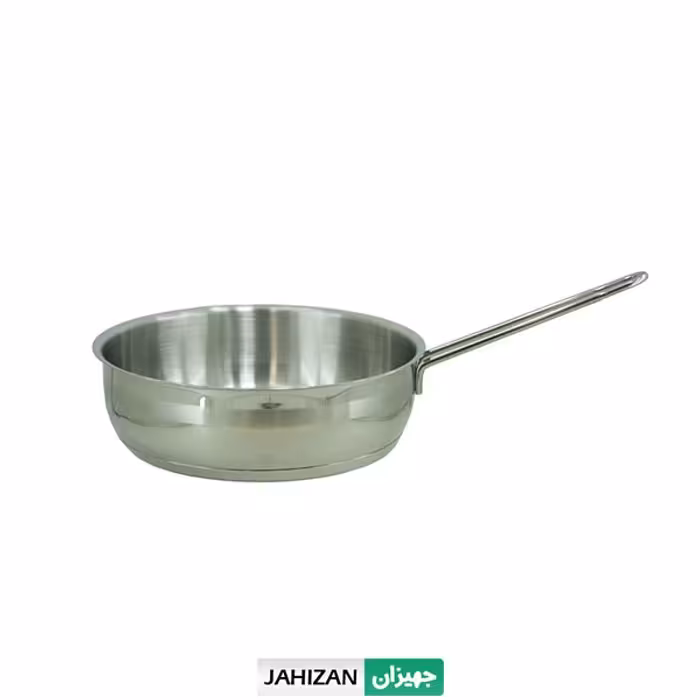 تابه استیل تک دسته دستی لوکس سایز 24