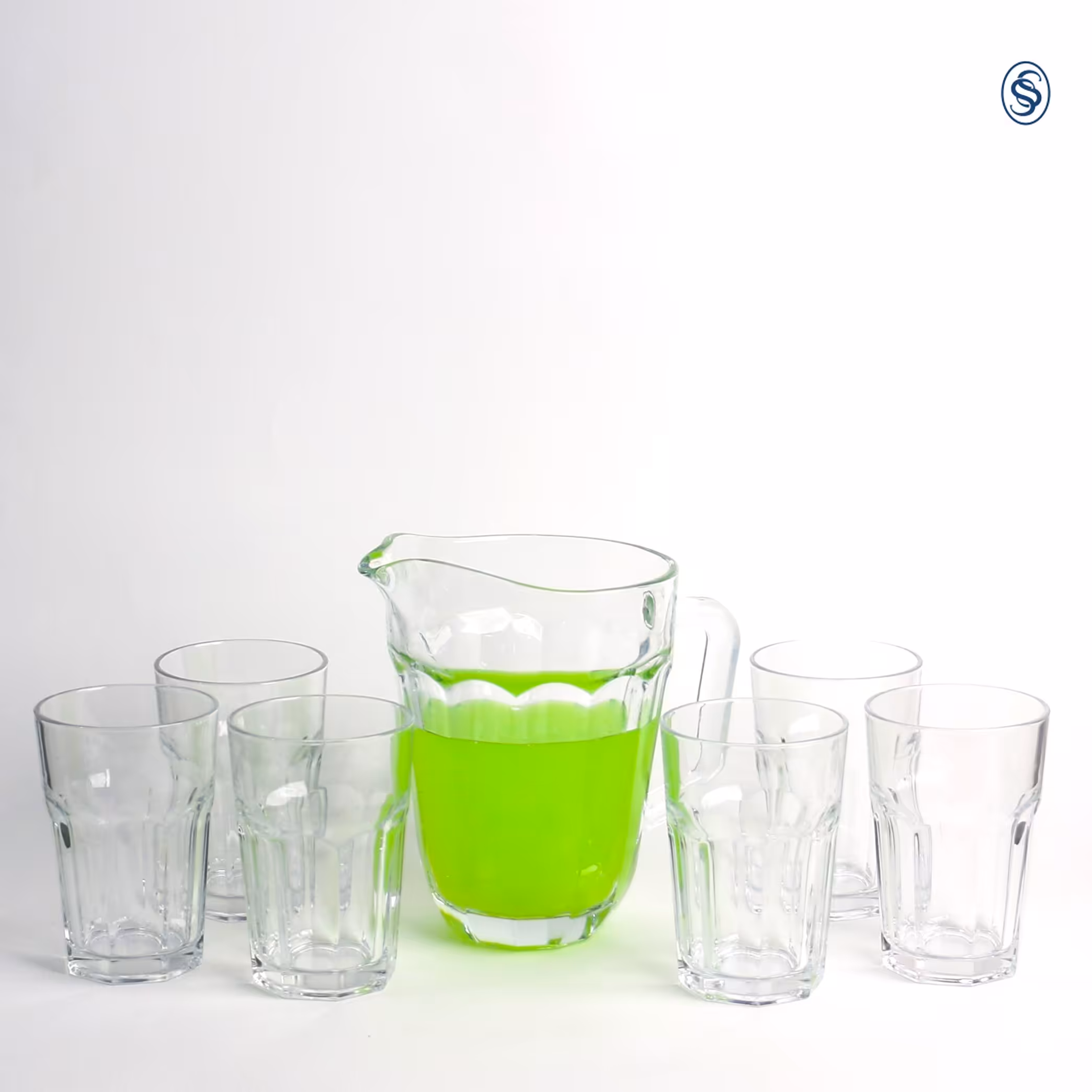 پارچ و لیوان  7 پارچه پاشاباغچه مدل Casablanca 