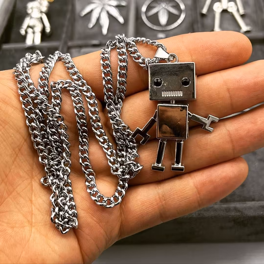 گردنبند استیل رنگ ثابت