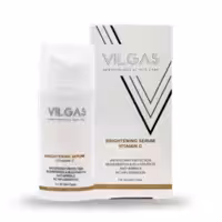 سرم روشن کننده ویلگاس VILGAS مدل ویتامین C حجم 30 میلی لیتر