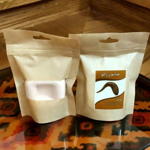 صابون زالو طهور شاداب کننده و ضد پیری پوست رفع سیاهی بدن