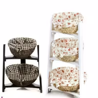 جاپیازی 3 طبقه ایفل مدل سارا دارای دو رنگ سفید و قهوه ای