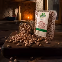 حبوبات لوبیا چیتی ایرانی ارگانیک آبگینه 900 گرمی