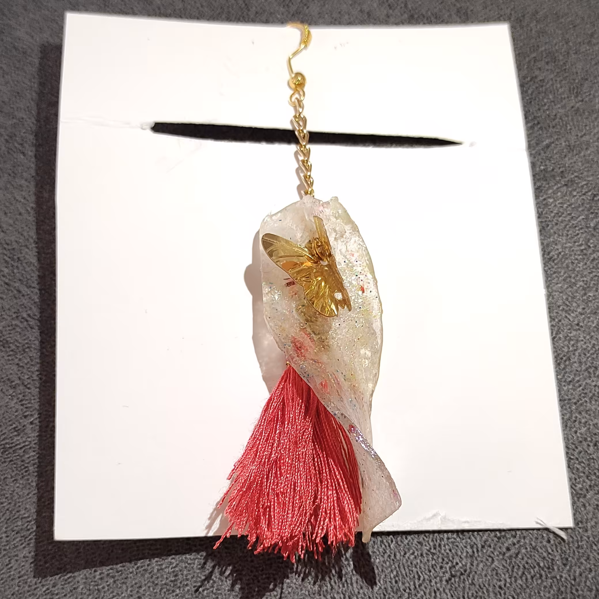 بدلیجات گوشواره رینگی دست ساز طرح مدل سال گوشواره تکی