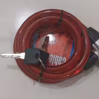 قفل شلنگی 1.5متری دوچرخه 