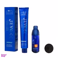 رنگ مو جوو مدل Excellence شماره 3.2 حجم 100 میلی لیتر رنگ قهوه‌ای زیتونی تیره به همراه اکسیدان جوو کد 01 شش درصدی حجم 150 میلی لیتر