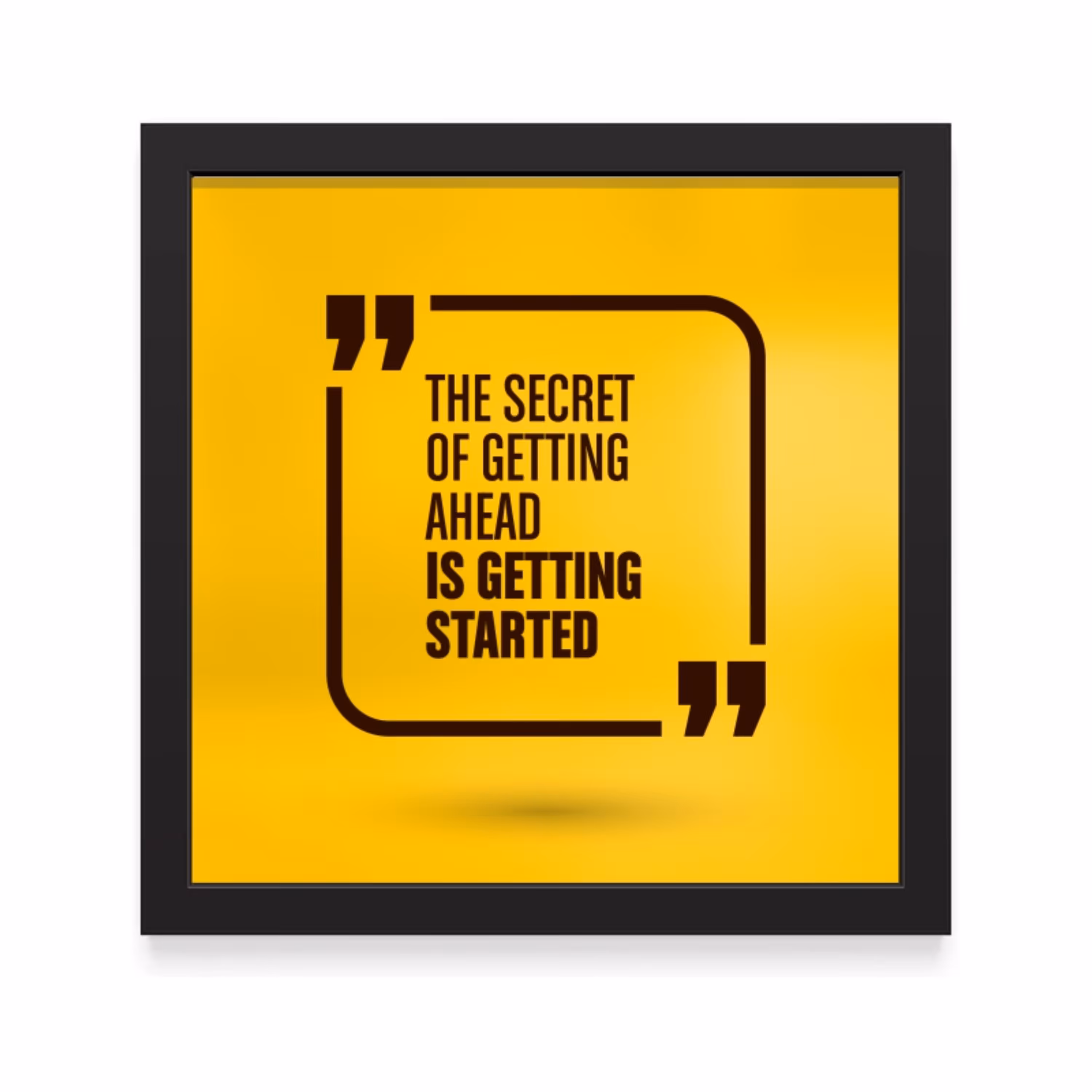 تابلو دکوراتیو جمله انگیزشی رمز پیشی گرفتن  