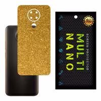 برچسب پوششی MultiNano مدل X-G1F-Gold برای پشت موبایل نوکیا 3.4