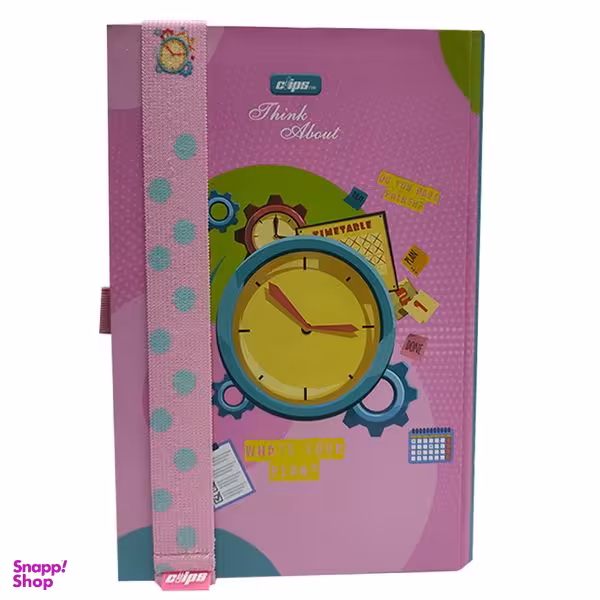 دفتر برنامه ریزی 80 برگ کلیپس مدل time