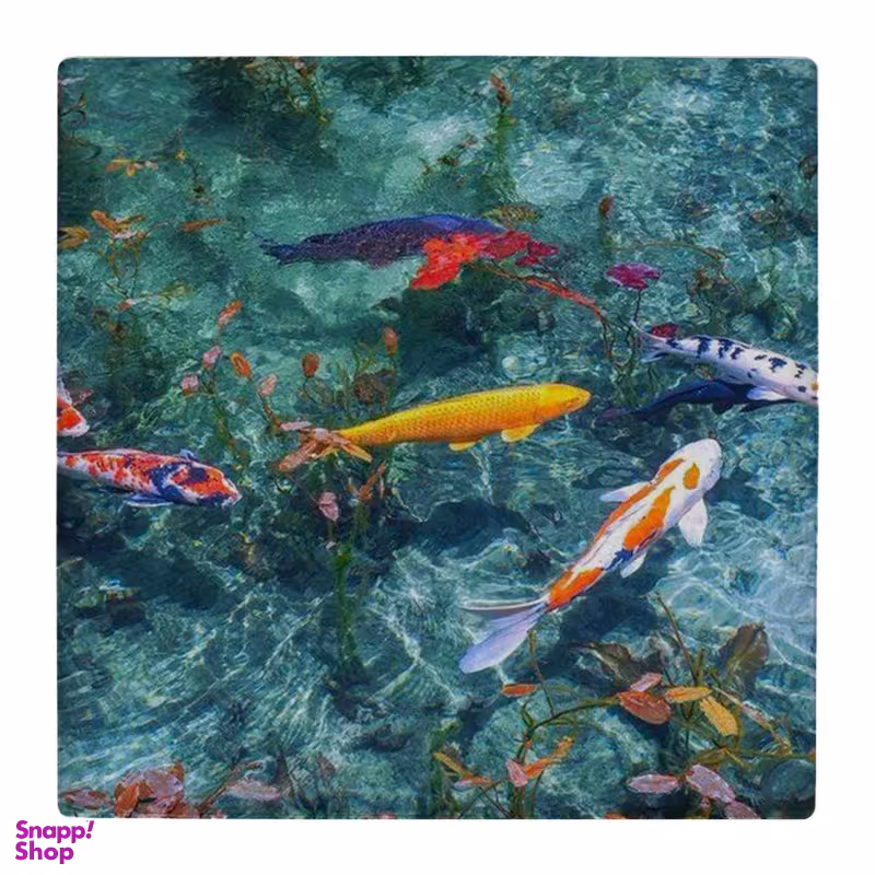 زیر لیوانی طرح نقاشی ماهی ها در آب کد 4861242_3793