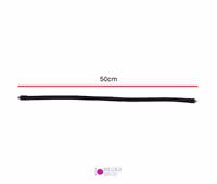 میله منعطف دو سر 1/4 اینچ 50cm