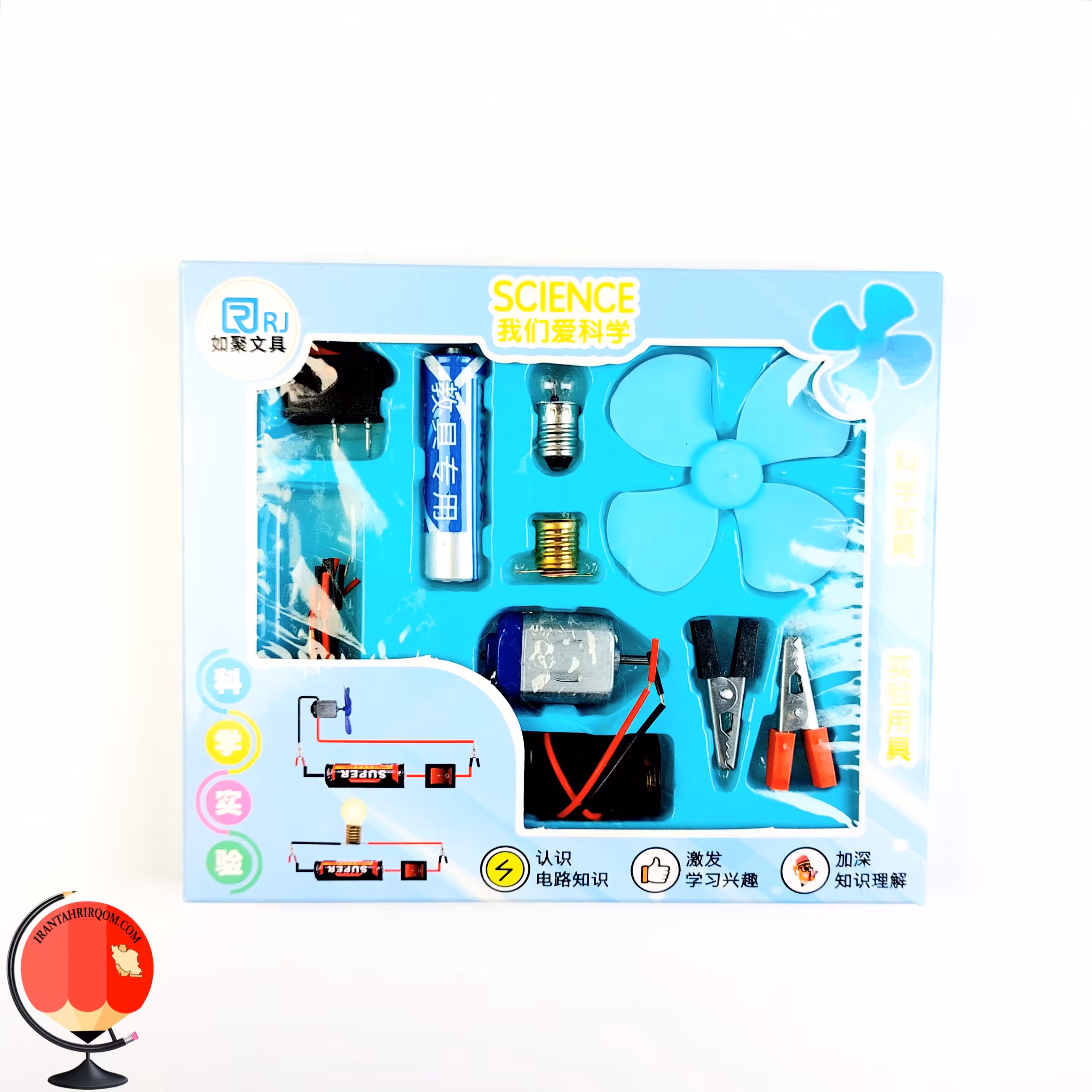 پک اموزشی الکتریسته ارمیچر دار ابی کد 30810