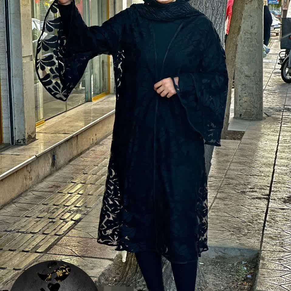 مانتو تور طرحدار و زیر سارافونی