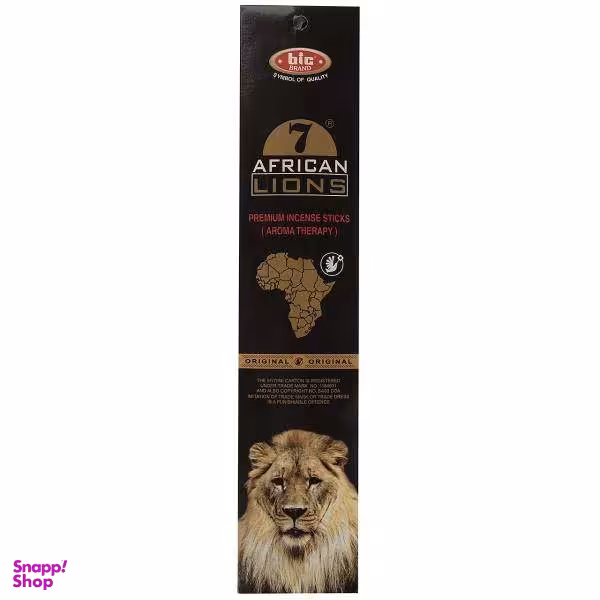 عود African lions بسته 20 عددی