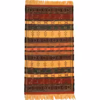 گلیم دستبافت مدل سفره کردی کد 40204111