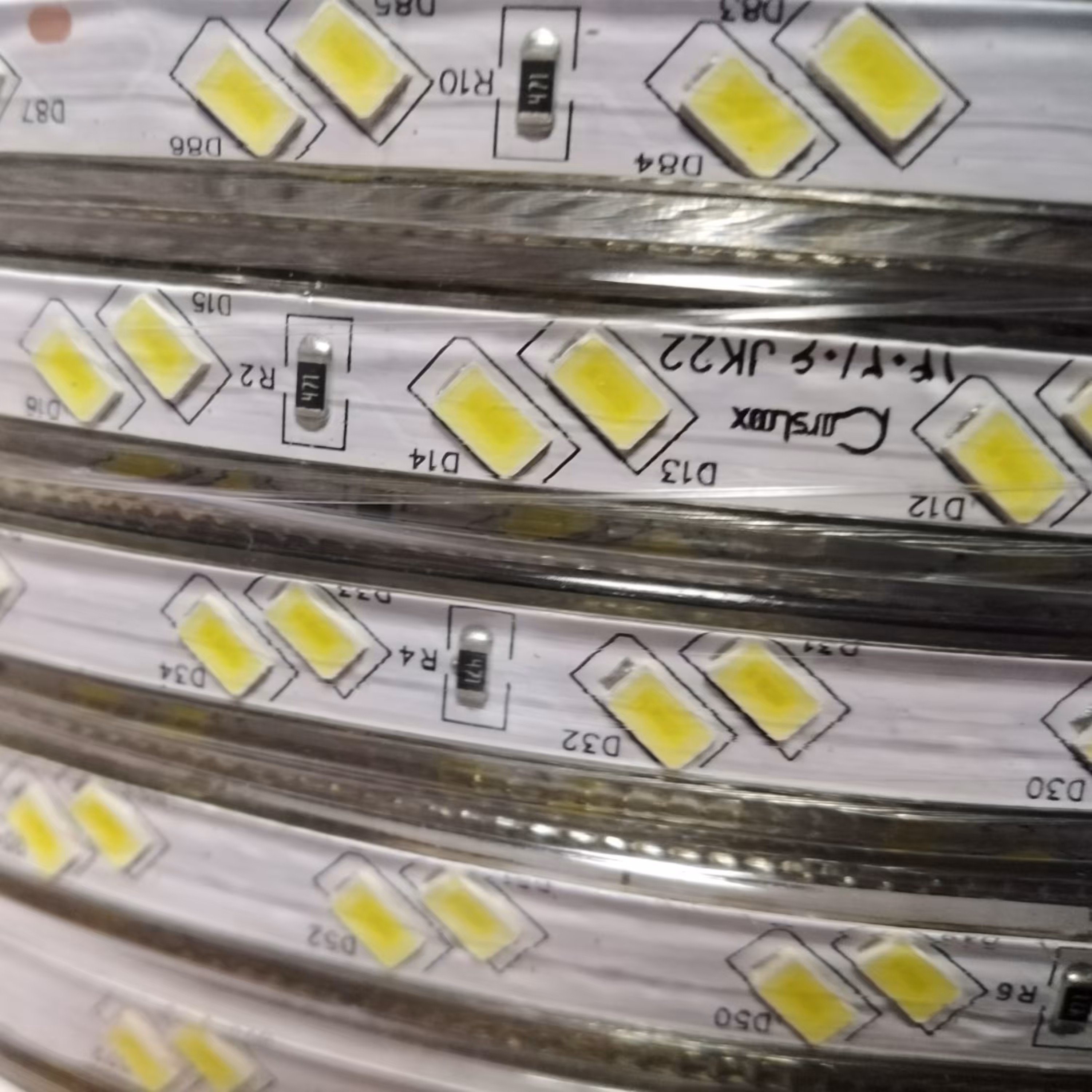 ریسه شلنگی ریسه نواری ایرانی رنگ سفید مهتابی