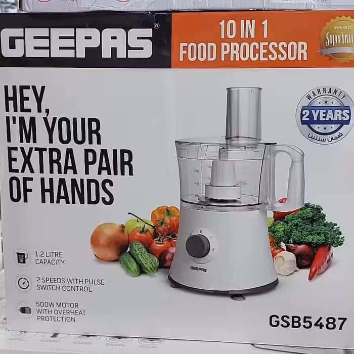 غذا ساز 10 کاره جیپاس مدل 5487