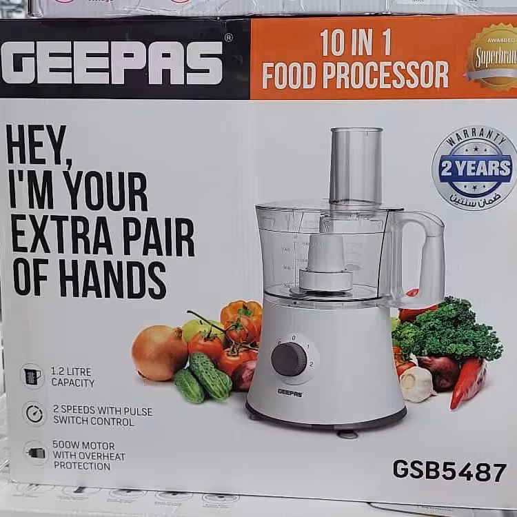 غذا ساز 10 کاره جیپاس مدل 5487