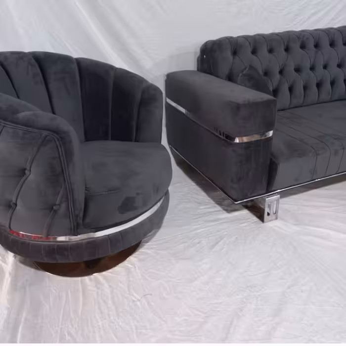 مبل صدفی 8 نفره با تکی های گردون (هزینه ارسال بصورت پس کرایه درمحل)