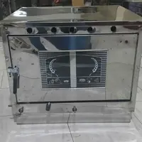 تنور گازی بزرگ تمام استیل چدن 50 دوسینی گنبدصنعت