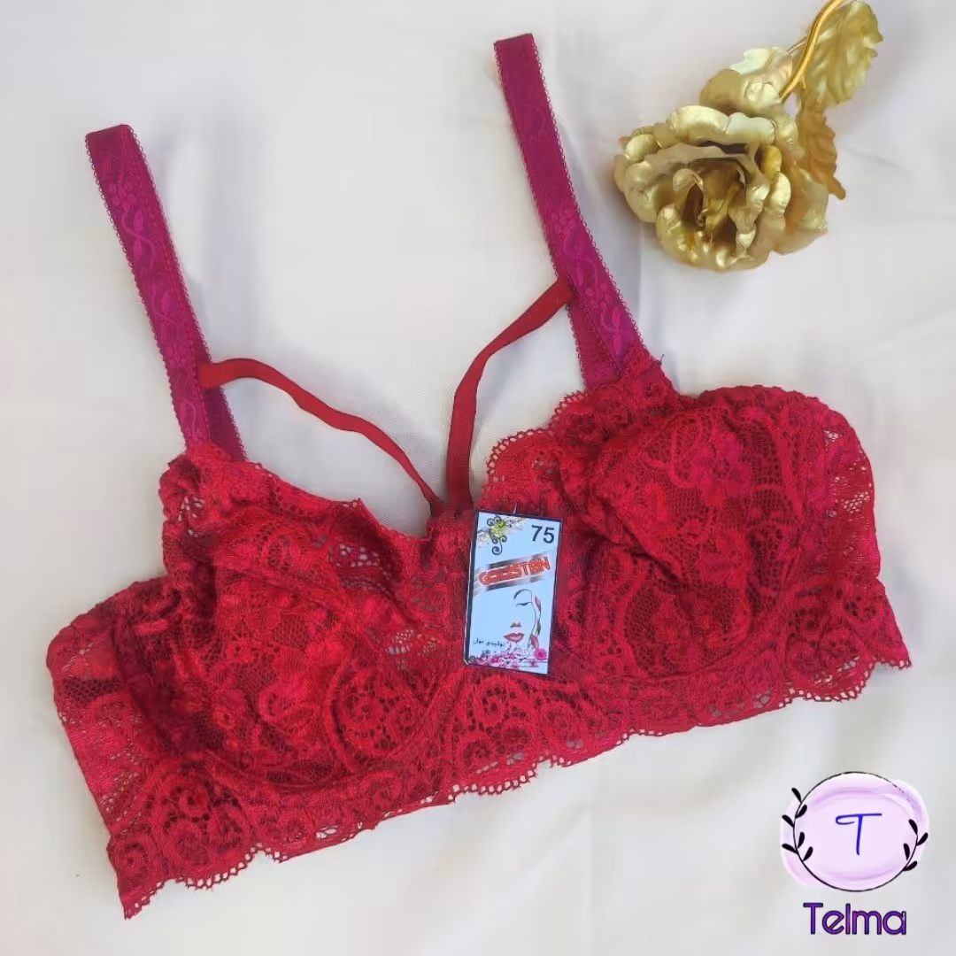 سوتین دانتل فنردار  هارنسی زیر نخی کیفیت عالی لباس زیر زنانه