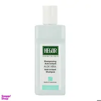 شامپو هگور (Hegor) مدل ضد خارش، التیام بخش و رفع حساسیت پوست سر حاوی آلویه ورا حجم 150 میلی لیتر