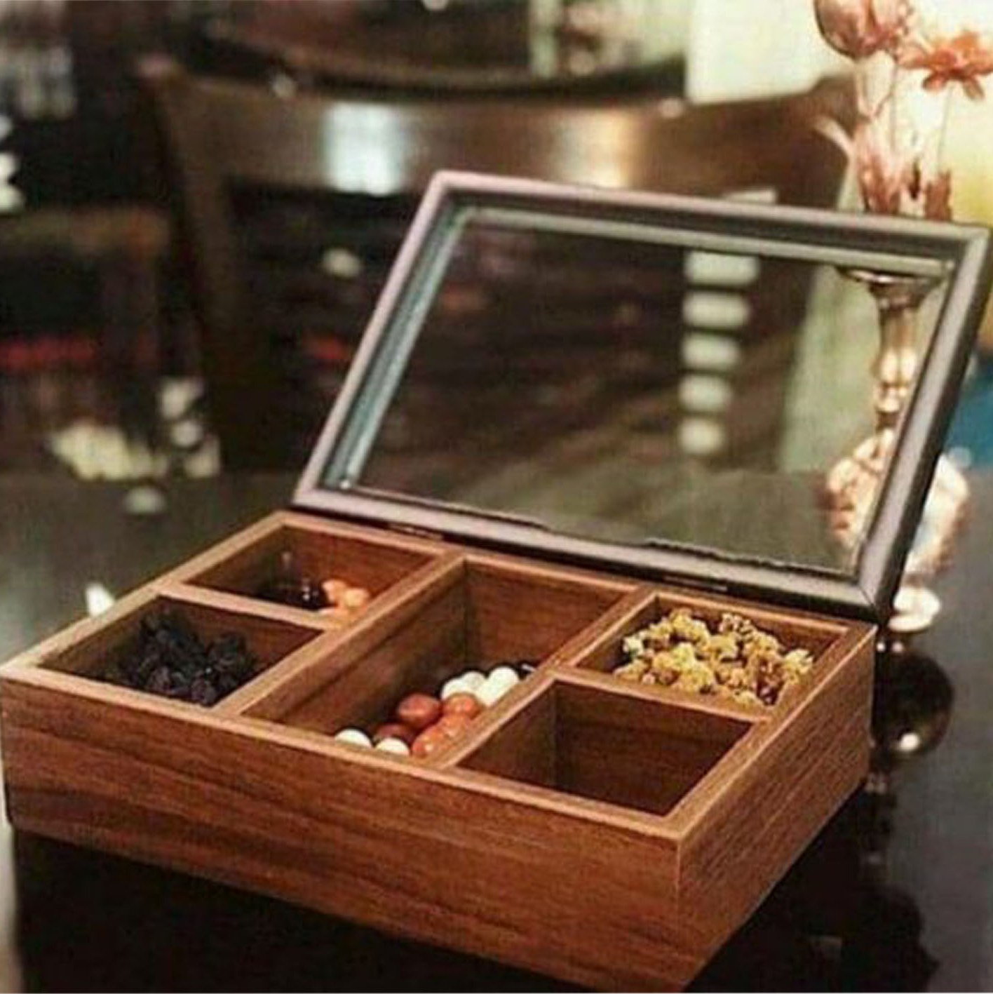 تی باکس 5 خانه چوبی