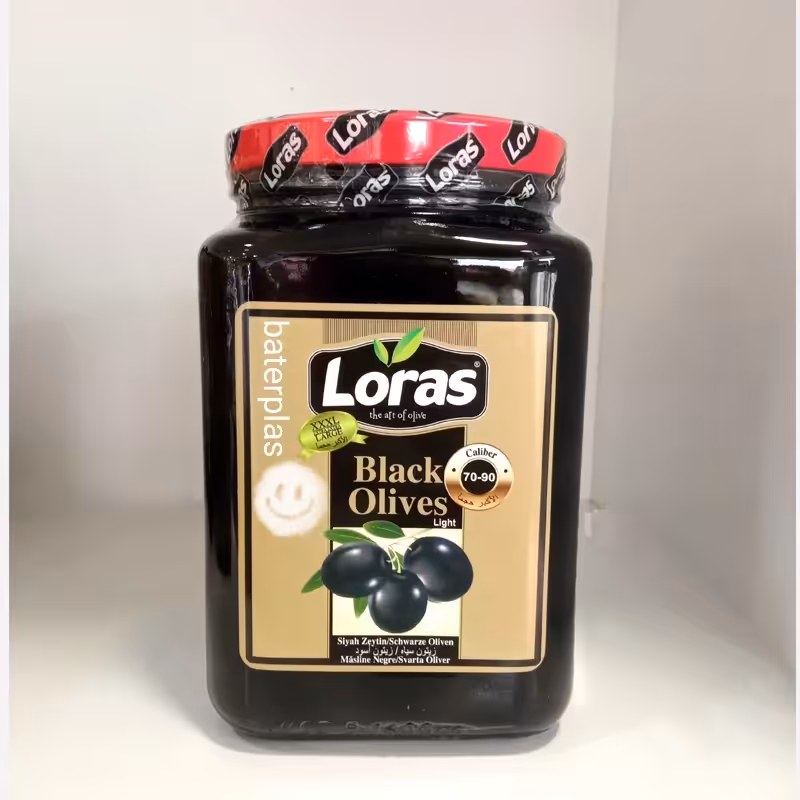 زیتون سیاه درشت لوراس 900گرم خالص ترکیه | amazonchi