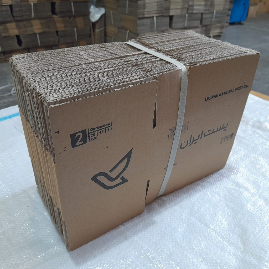 کارتن پستی سایز دو بسته 1000 عددی - (قیمت عمده)