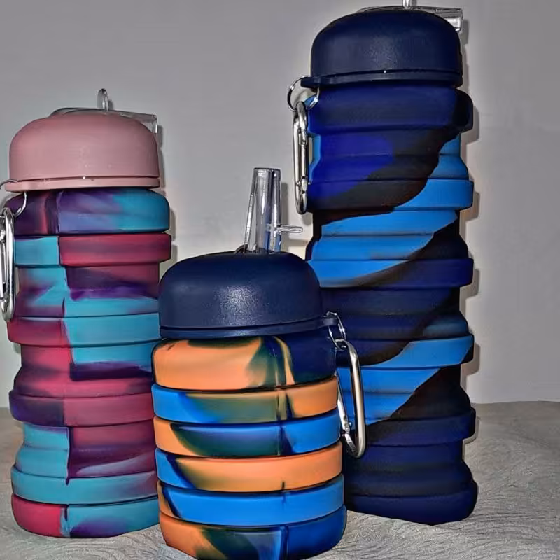 قمقمه سیلیکونی تاشو