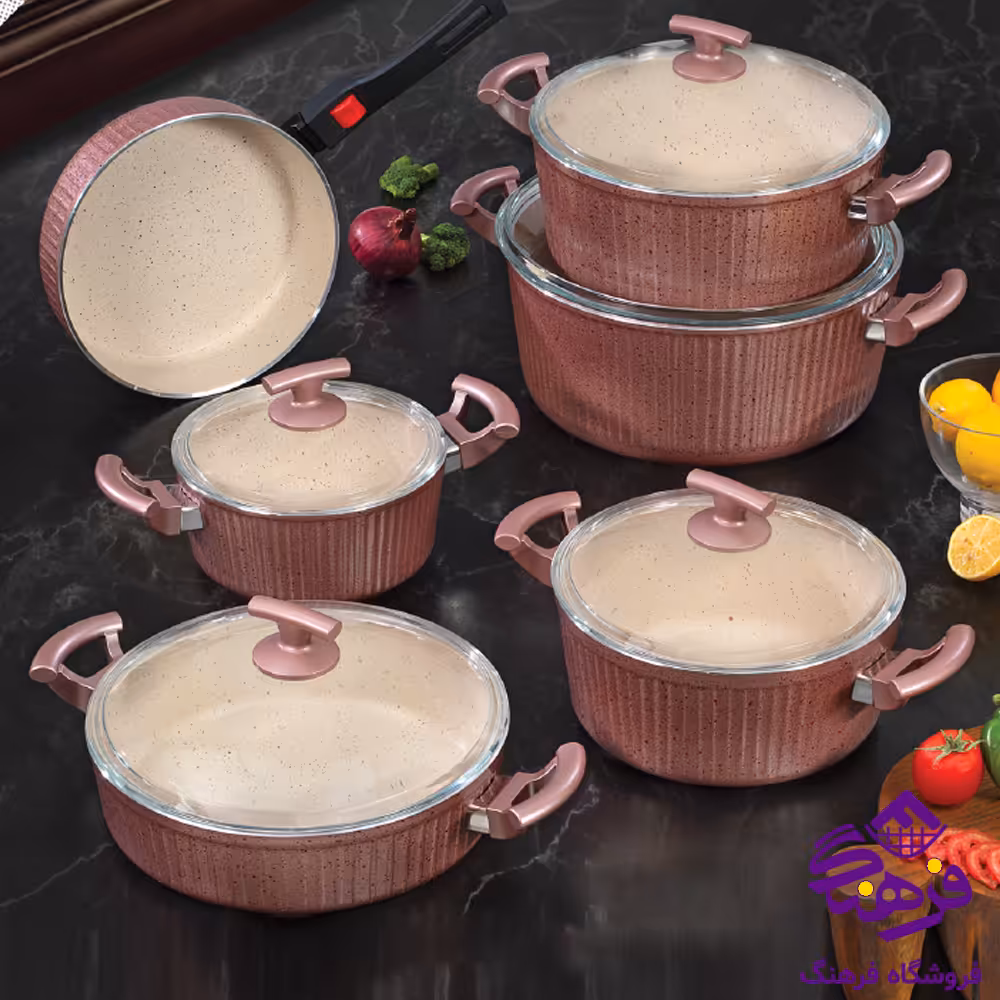 سرویس قابلمه پویان 11 پارچه مدل ELSA