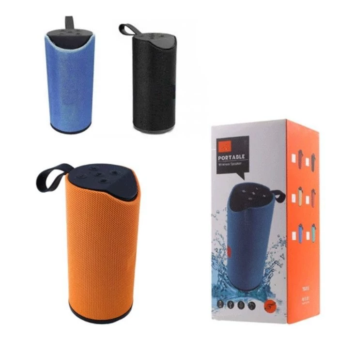 اسپیکر gt113 بی سیم (بلوتوثی) استوانه ای قابل حمل مدل PORTABLE کیفیت صدای عالی و طراحی زیبا