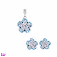 نیم ست نقره زنانه اقلیمه مدل NN398