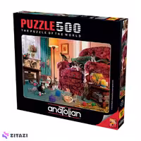 پازل 500 تکه آناتولین مدل Naughty Kittens کد 3632