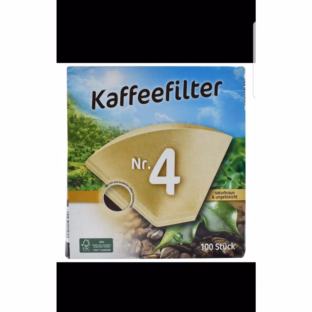 فیلتر قهوه کاغذی 100 عددی