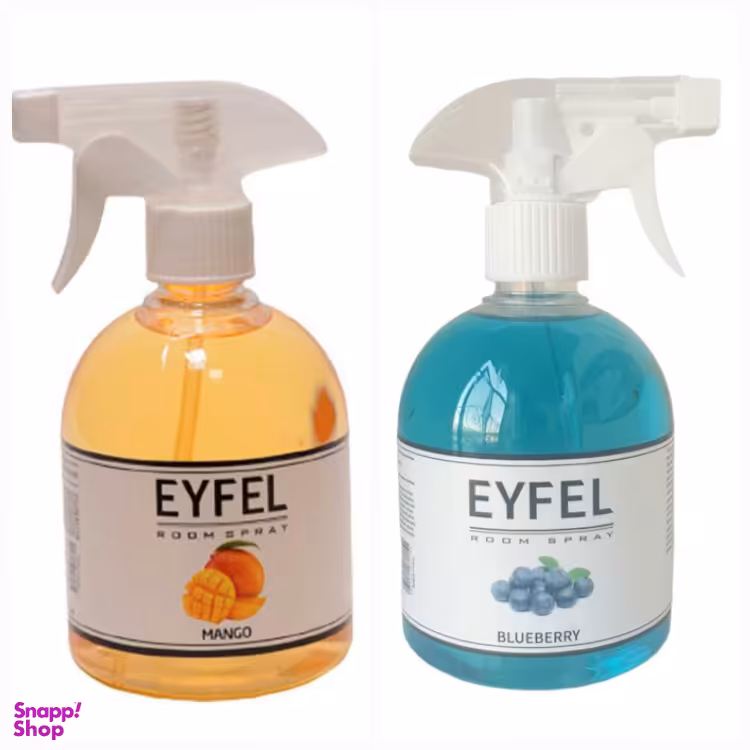 اسپری خوشبوکننده هوا ایفل مدل انبه و بلوبری حجم 500 میلی لیتر مجموعه 2 عددی