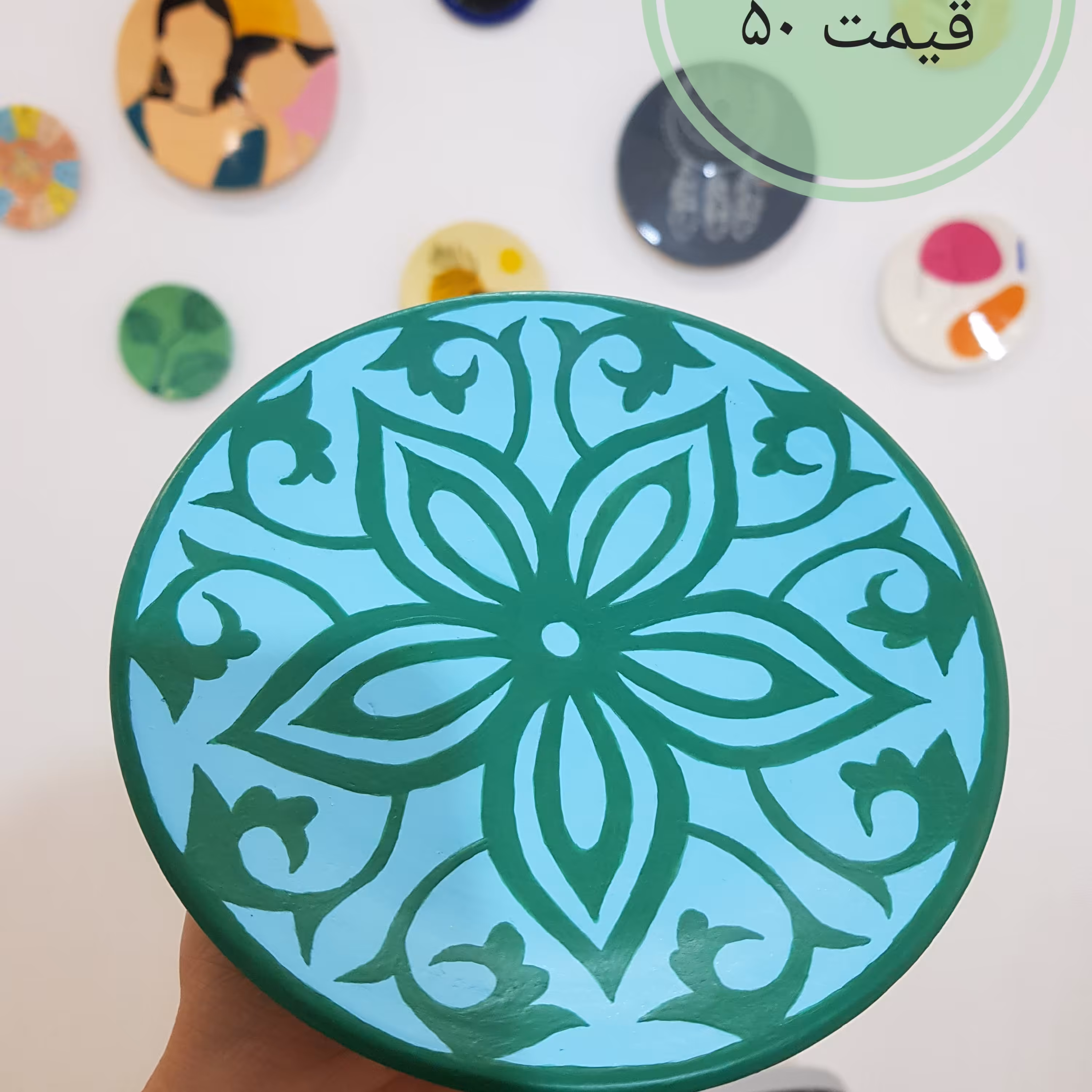 دیوارکوب سفالی