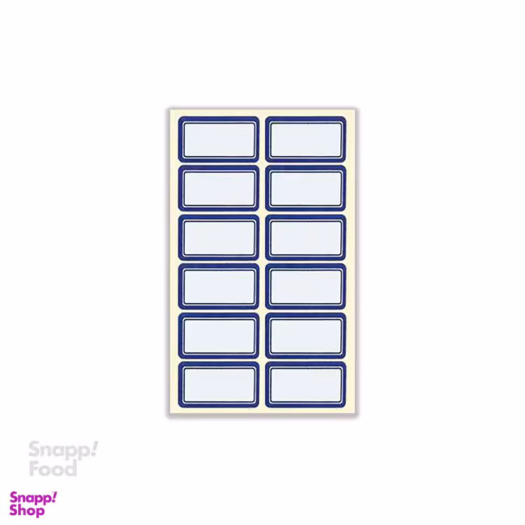 برچسب مدل W06 بسته 25 عددی