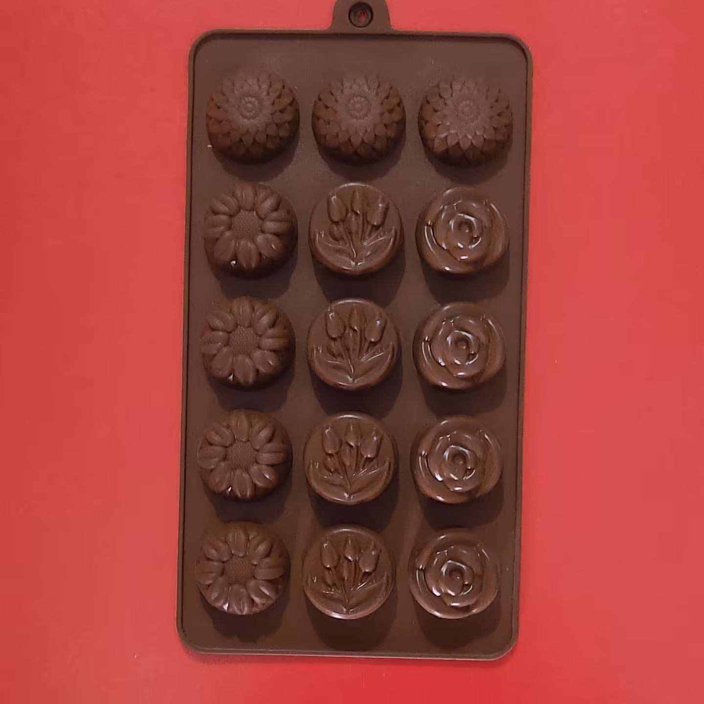 قالب شکلات  گل لاله و گل رز و گل آفتاب گردان ناموجود