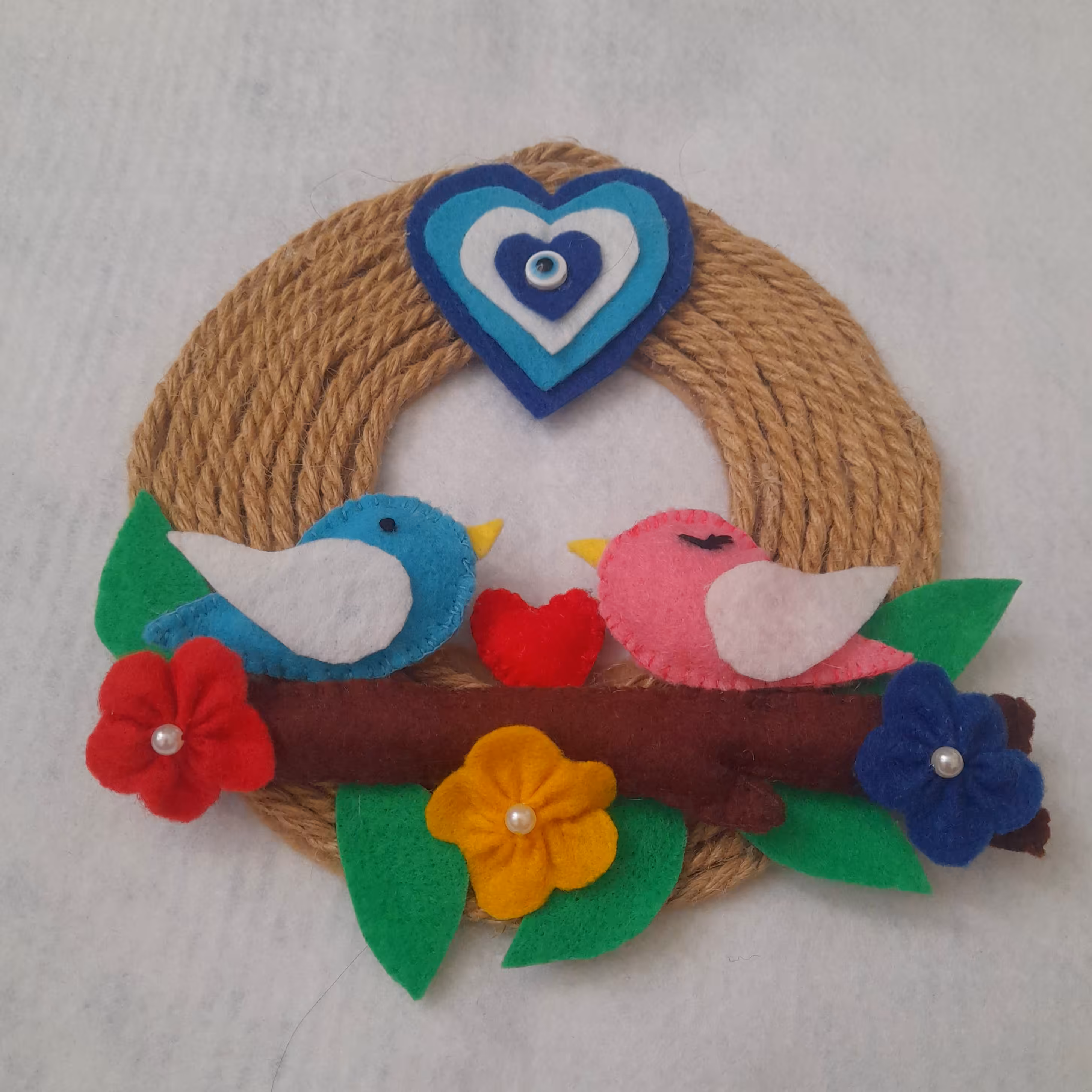 درکوب نمدی طرح دوگنجشک