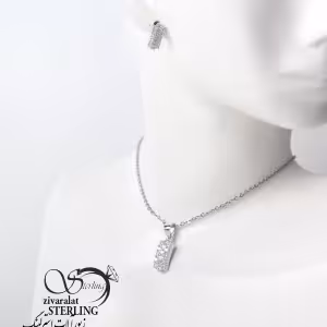 نیم ست نقره طرح پرنس