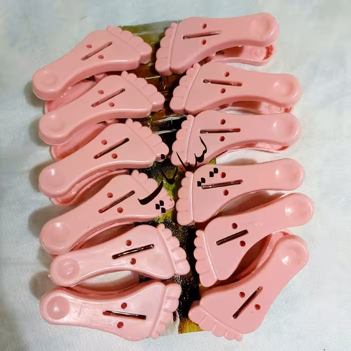 گیره لباس مدل پا12عددی