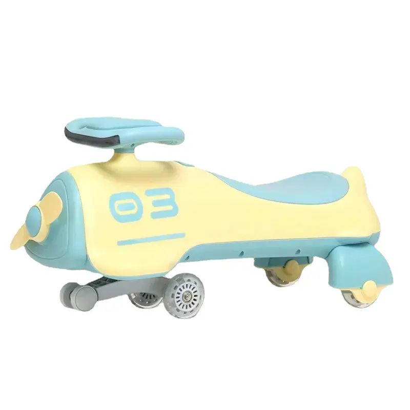 کویر کار موزیکال طرح هواپیما رنگ زرد آبی کد P/QT8081/ZA