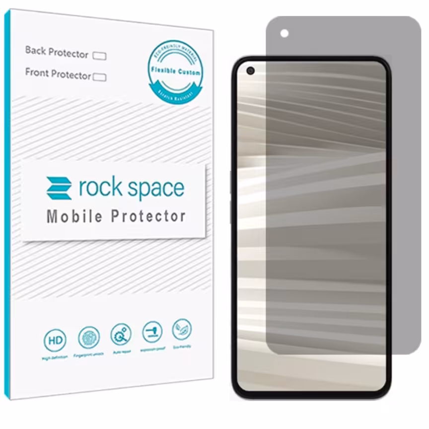 گلس پرایوسی (حریم شخصی)نانو و ضد ضربه گوشی ریلمی GT2 برند راک اسپیس 