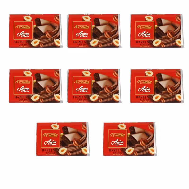 شکلات فندقی آی سودا -  25 گرم بسته 8 عددی